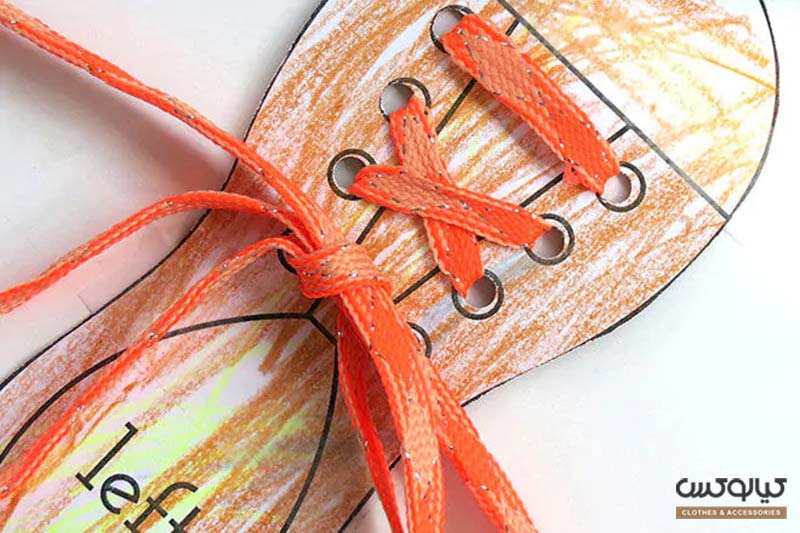 آموزش بستن بند کفش